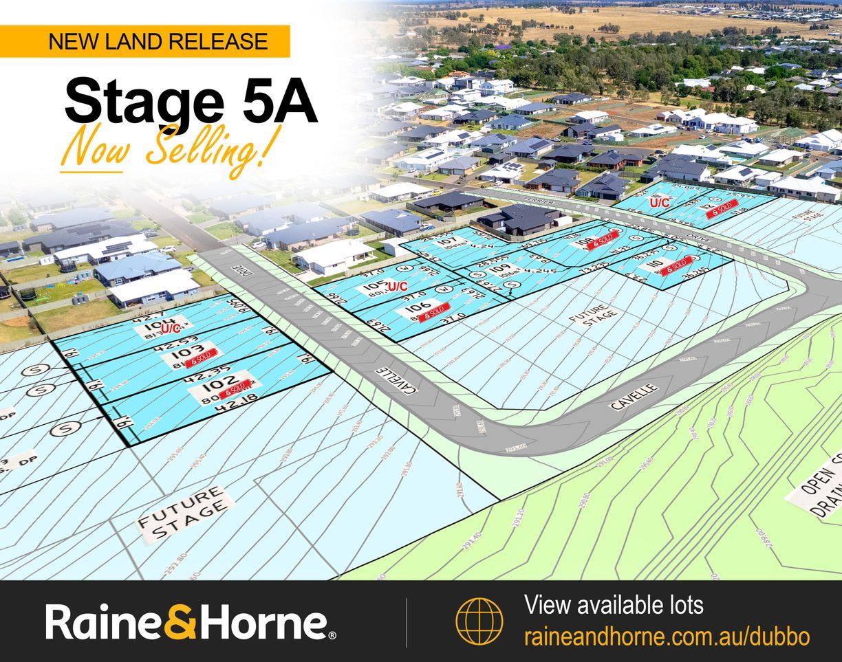 Stage 5A Huntingdale Estate — photo from Raine & Horne Dubbo