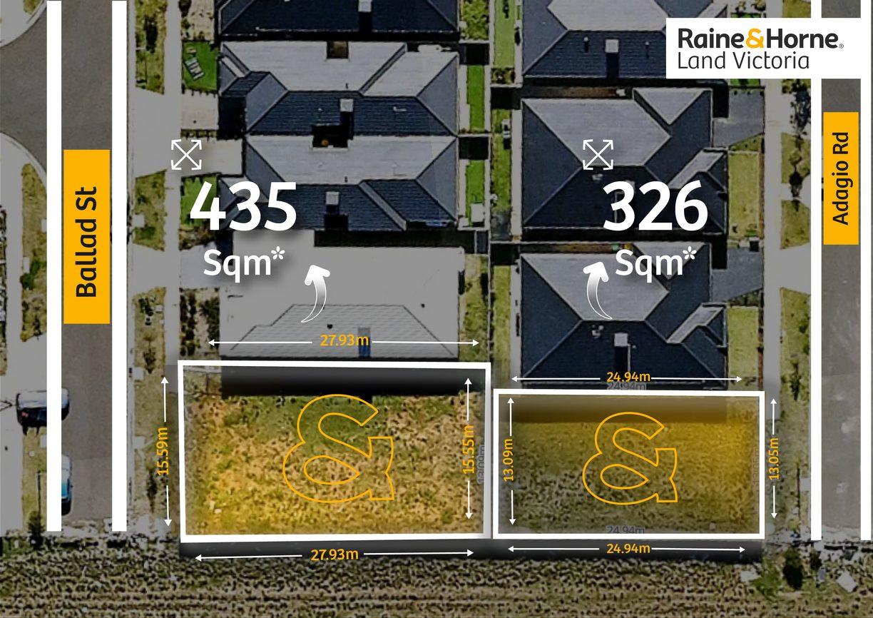 23 Adagio Road & 25 Ballad Street — photo from Raine & Horne Land Victoria