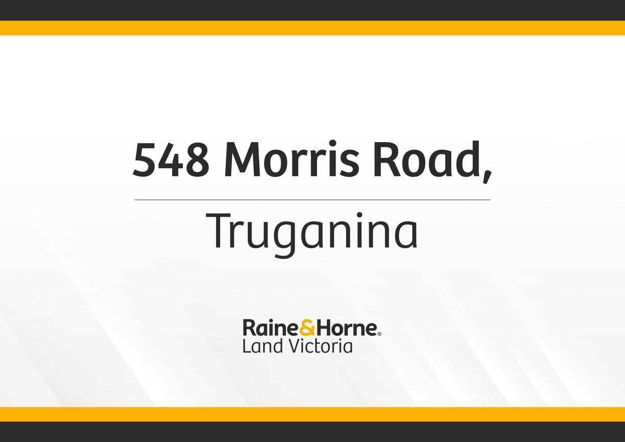 548 Morris Road — photo from Raine & Horne Land Victoria