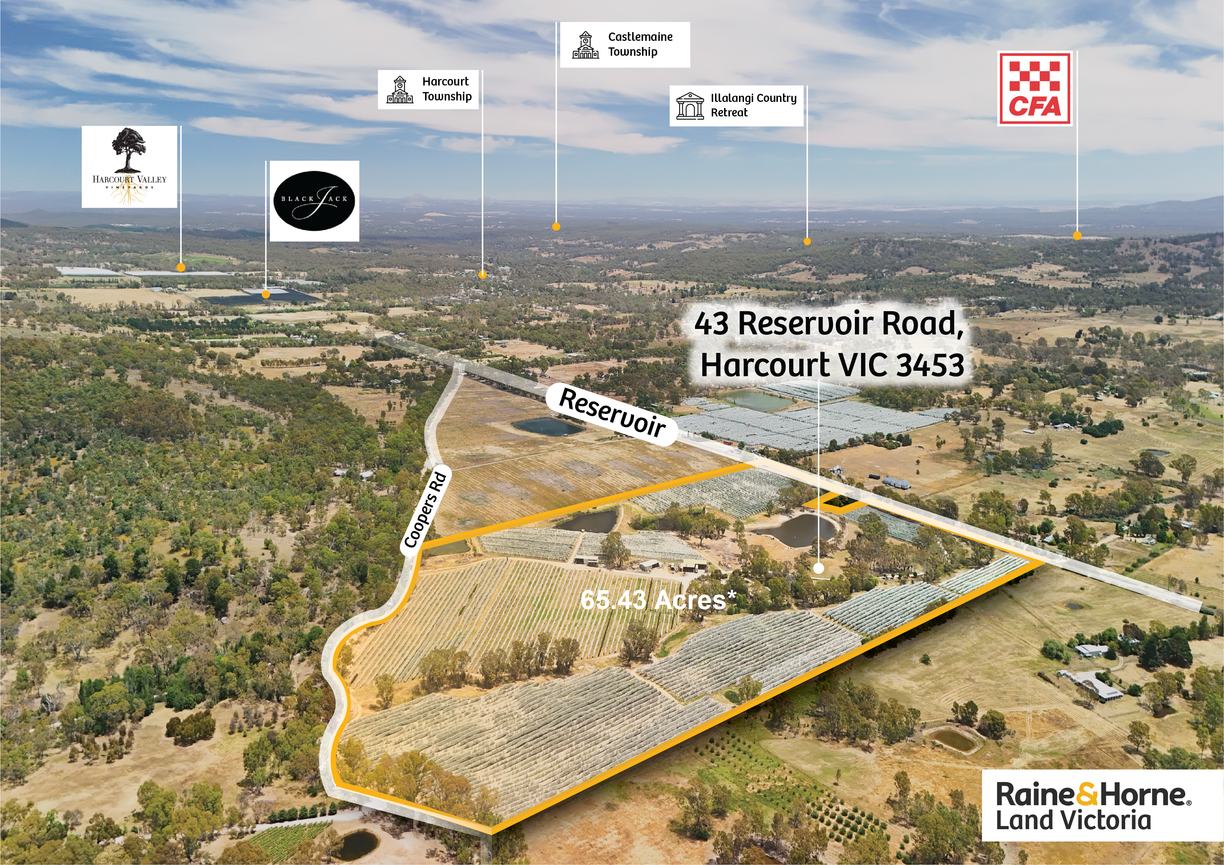 43 Reservoir Road — photo from Raine & Horne Land Victoria