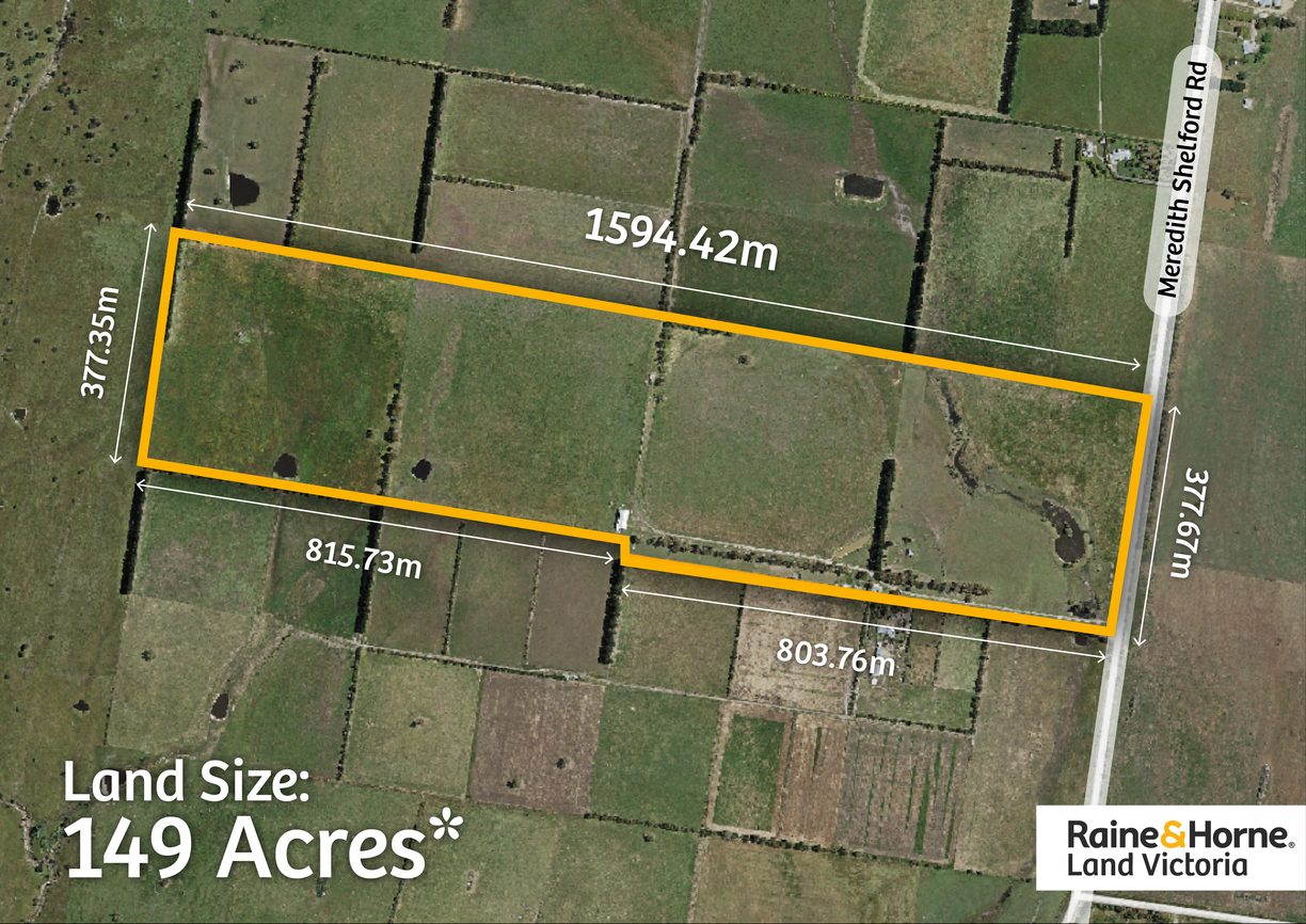 1551 Meredith-Shelford Road — photo from Raine & Horne Land Victoria