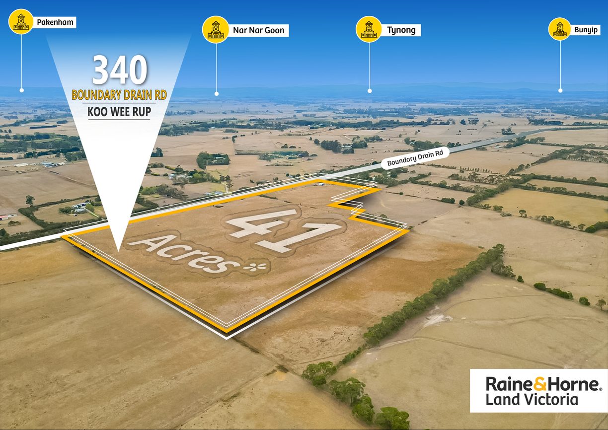 340 Boundary Drain Road — photo from Raine & Horne Land Victoria