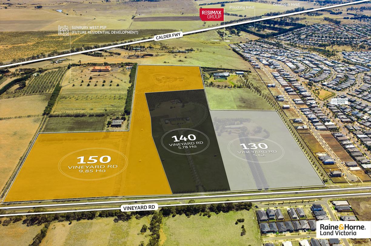130, 140 & 150 Vineyard Road — photo from Raine & Horne Land Victoria