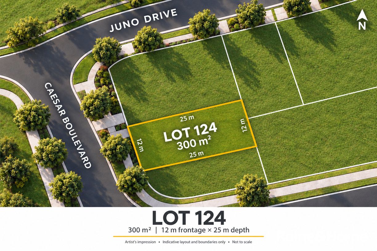Lot 124 Caesar Boulevard — photo from Raine & Horne Edmondson Park / Bardia