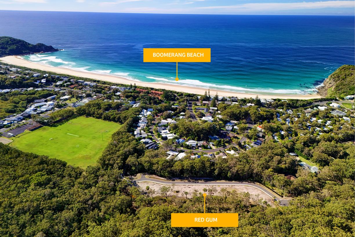 Newly Registered "Redgum Estate, Boomerang Beach" - rare development opportunity in a pristine world class locale - 56 Red Gum Road, Boomerang Beach, NSW 2428 - Raine & Horne Lower North Shore