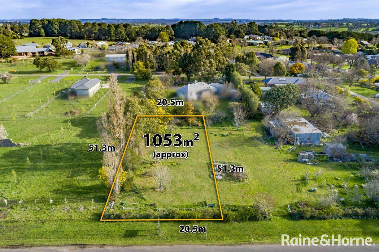 Lot 17 Mollison Street — photo from Raine & Horne Kyneton